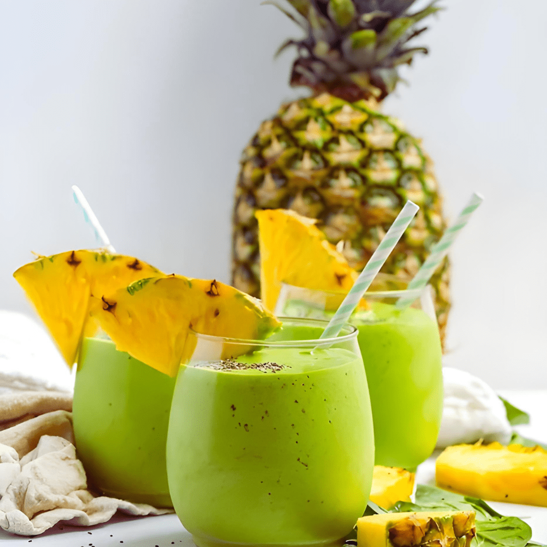 pineapple spinach smoothie