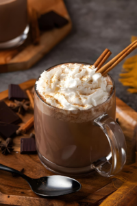 pumpkin spice hot chocolate